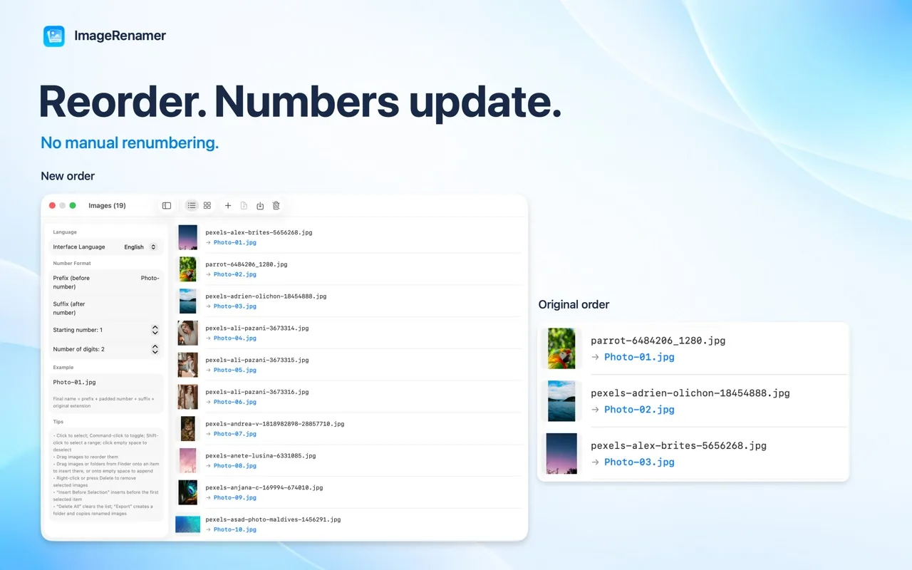 ImageRenamer screenshot 3